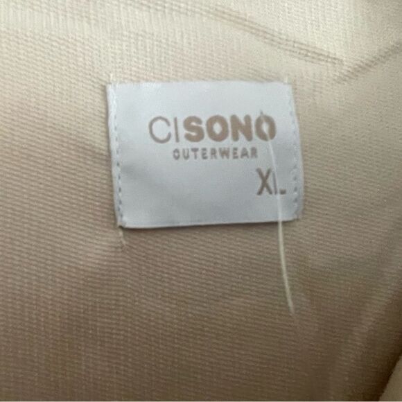 NEW CISONO Lightweight Corduroy Fall Shacket Beige - Picture 6 of 6